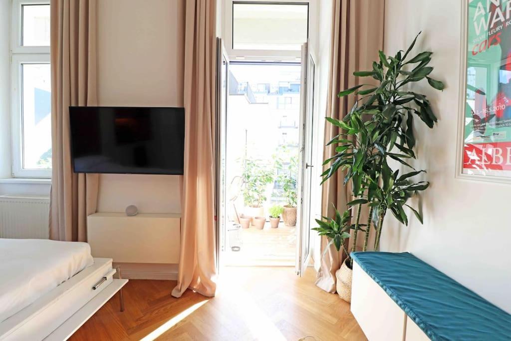 Smart Apt Mit Balkon Am Augarten Park Naehe Zentrum فيينا المظهر الخارجي الصورة